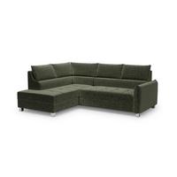 ECKSOFA Marno - Grün, Holzwerkstoff/Textil (260/200cm) - Fun Möbel
