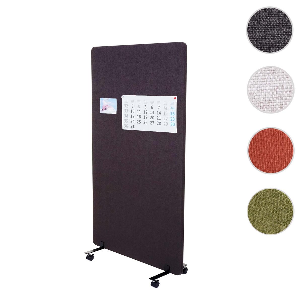 AKUSTIK-TRENNWAND Dunkelbraun - Dunkelbraun, Textil (80/147/39cm) - MCW
