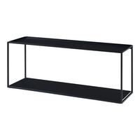 WANDREGAL Notodden - Schwarz, Metall (90/35/25cm) - [en.casa]