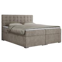 BOXBETT SUSAN 180/200 Beige Struktur - H3 - Beige, Holz/Textil (180/200cm) - MKS
