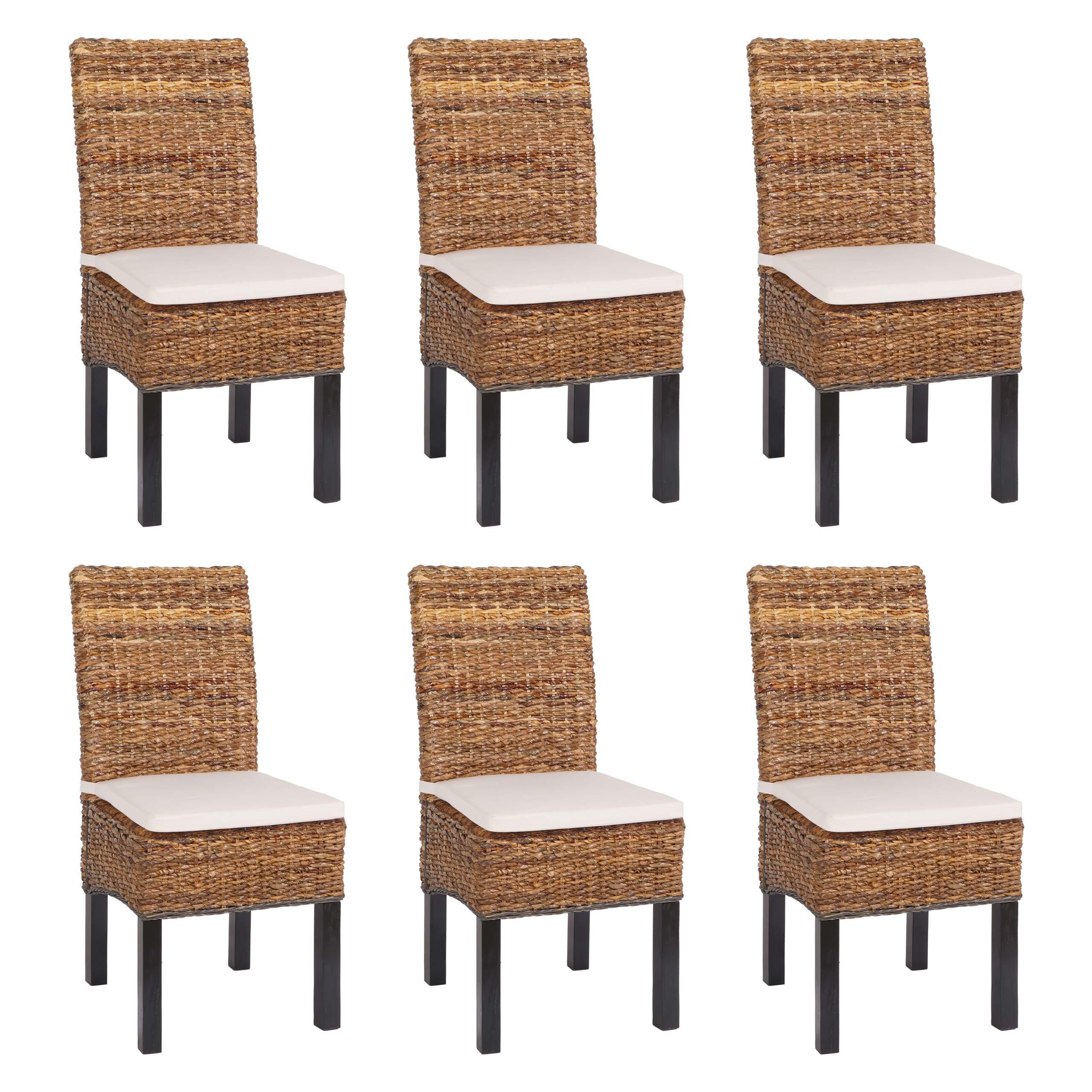 ESSZIMMERSTUHL Dunkelbraun 6er-Set - Dunkelbraun/Braun, Holz (46/96/41cm) - MCW