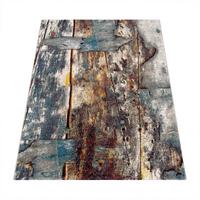KURZFLORTEPPICH, in Holzdielen-Optik, Mehrfarbig, 120 x 170 cm - Multicolor, Textil (170/120cm) - KADIMA DESIGN