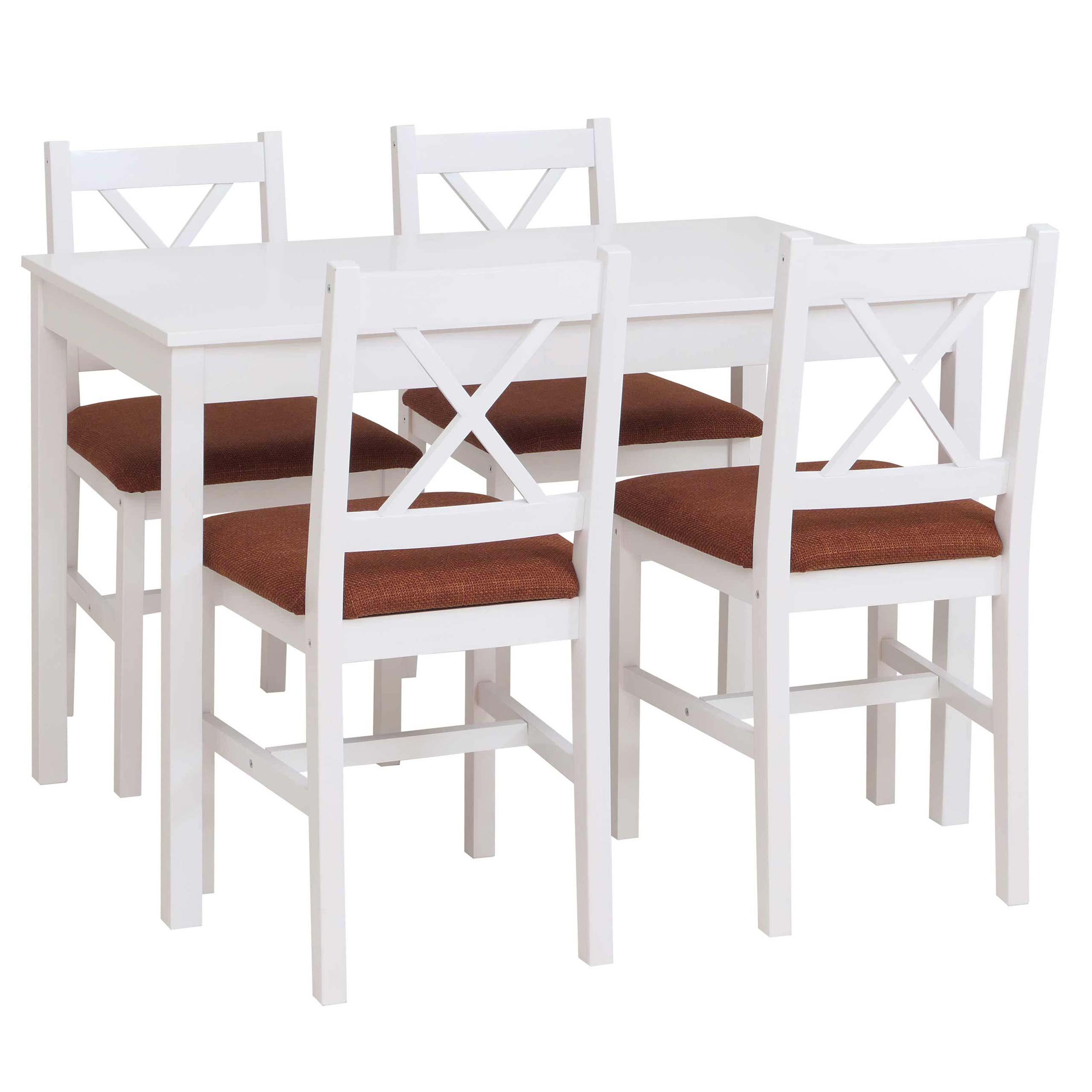 ESSZIMMER-SET Kiefer Dekor - Kieferfarben, Holz - MCW