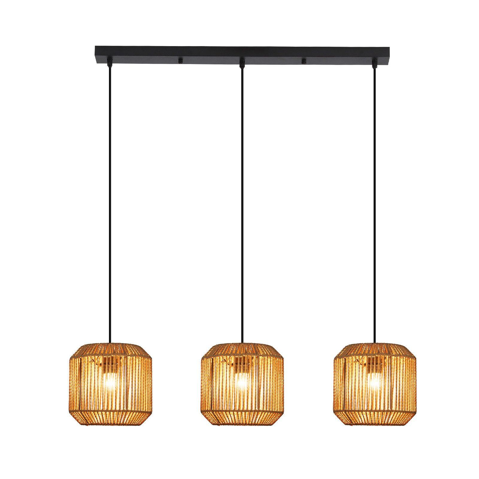 PENDELLEUCHTE BERTRAM Ⅲ 71/21/150 cm - Schwarz, Metall (71/21/150cm) - Nettlife