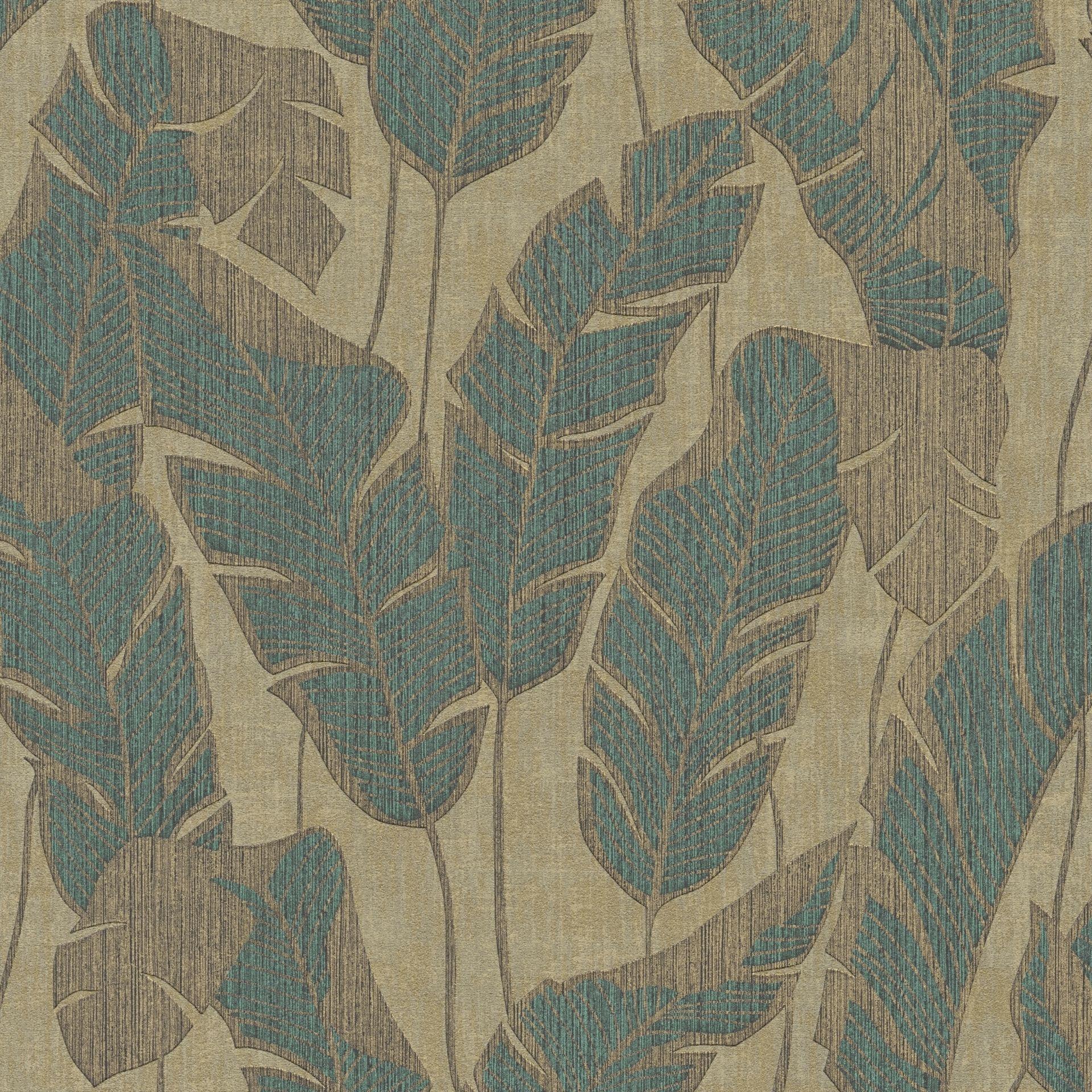 VLIESTAPETE Grün 53/1005 cm - Grün, Textil (53/1cm) - KUNSTLOFT
