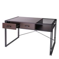 SCHREIBTISCH rechteckig Dunkelbraun - Dunkelbraun, Holzwerkstoff (76/120/73cm) - MCW