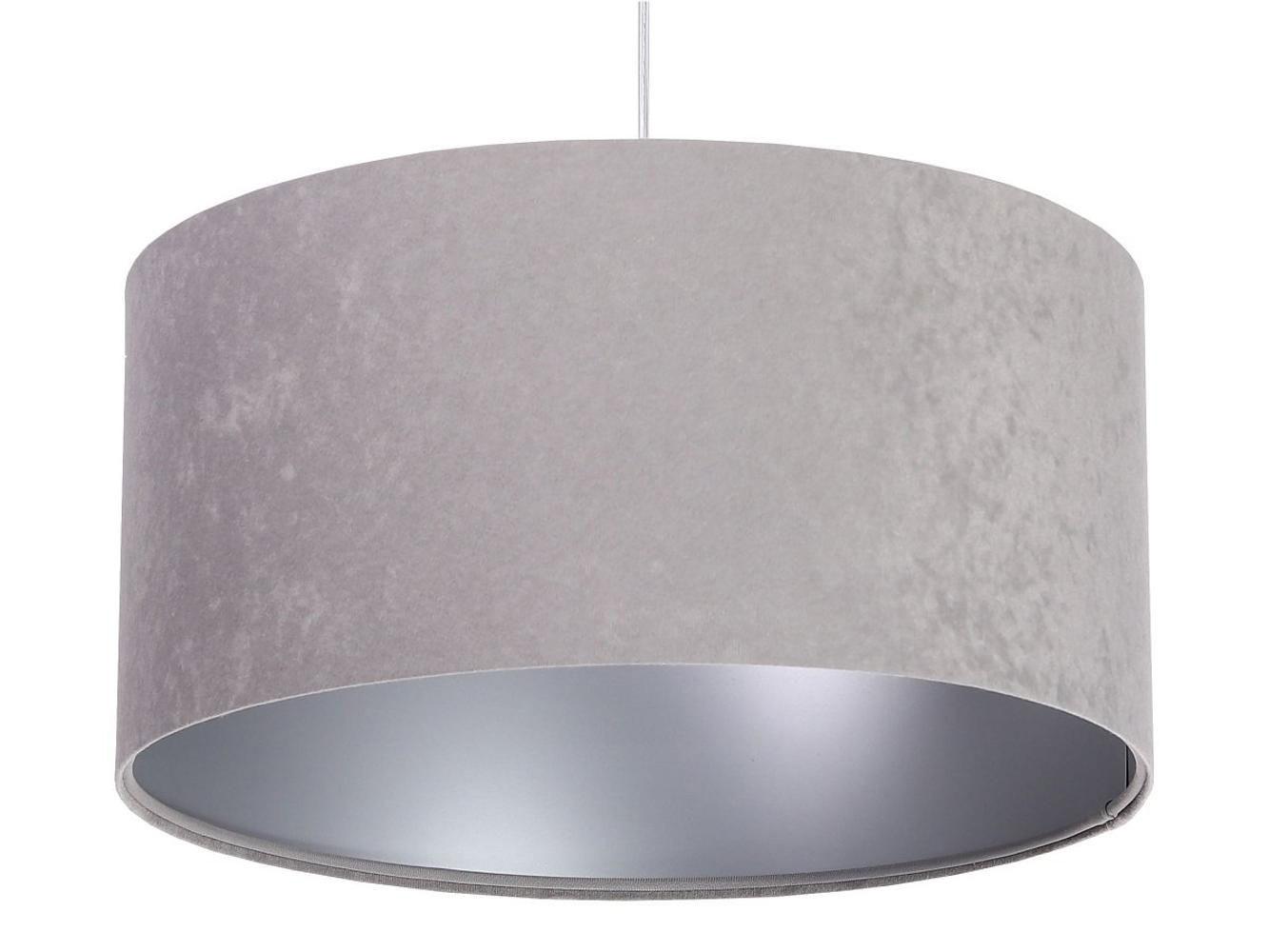 HÄNGELEUCHTE Grau 50/25 cm - Silberfarben/Grau, Kunststoff (50/0.8/25cm) - ONZENO