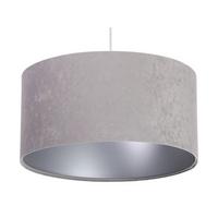 HÄNGELEUCHTE Grau 50/25 cm - Silberfarben/Grau, Kunststoff (50/0.8/25cm) - ONZENO