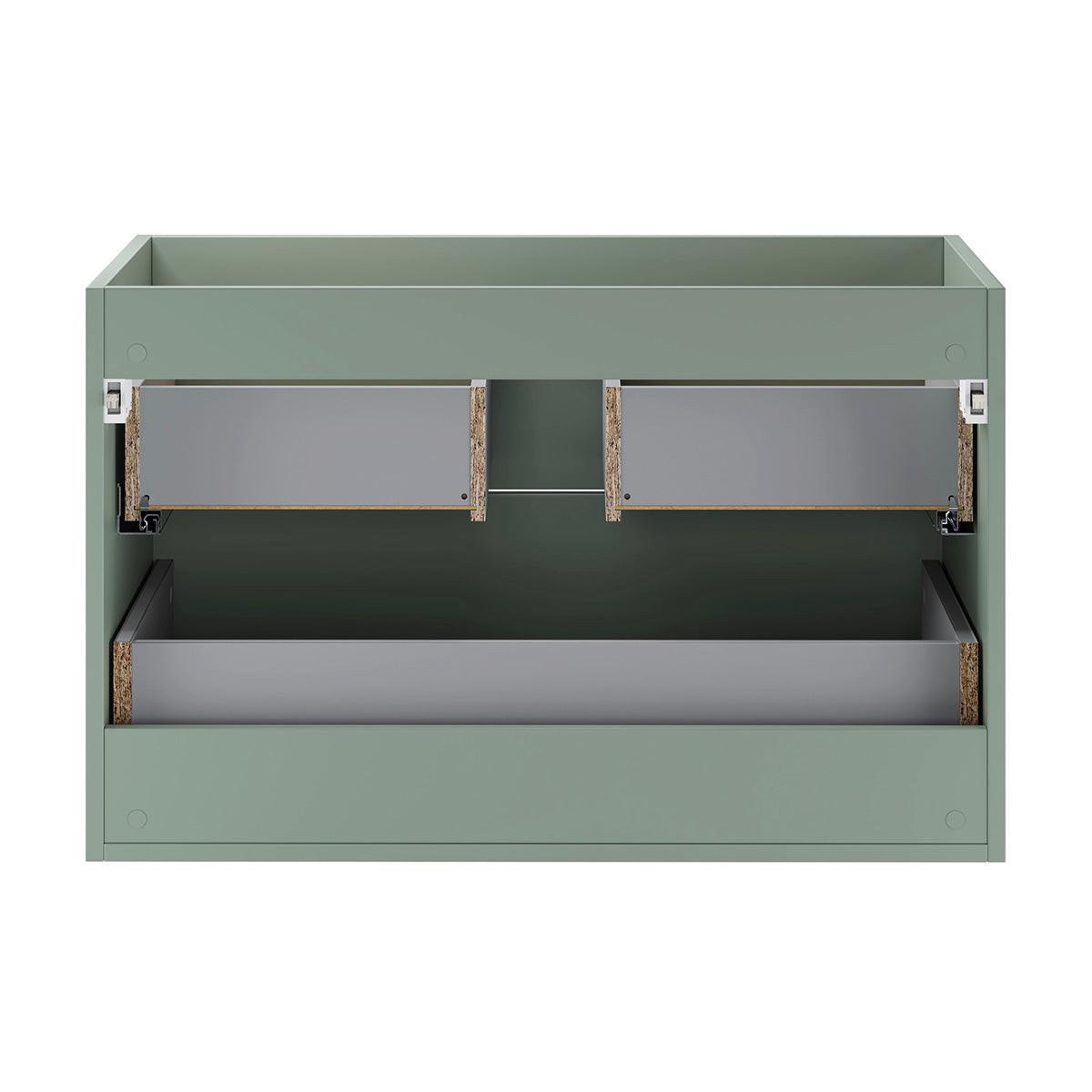 WASCHTISCHUNTERSCHRANK 80cm Oria Grün - Grün, Holzwerkstoff (80/50/45.5cm) - Petits-meubles