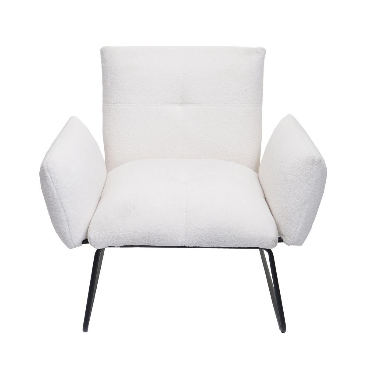 LOUNGE-SESSEL Weiß - Weiß, Textil (87/79/70cm) - MCW