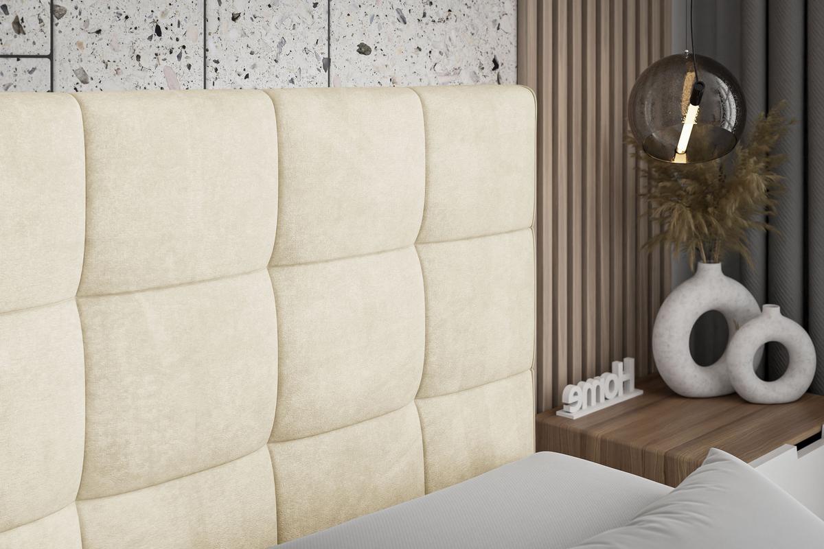 BOXSPRINGBETT APO-Z KING - 140 x 200 - H3/H4 - Beige - Beige, Holzwerkstoff (140/200cm) - ALTDECOR