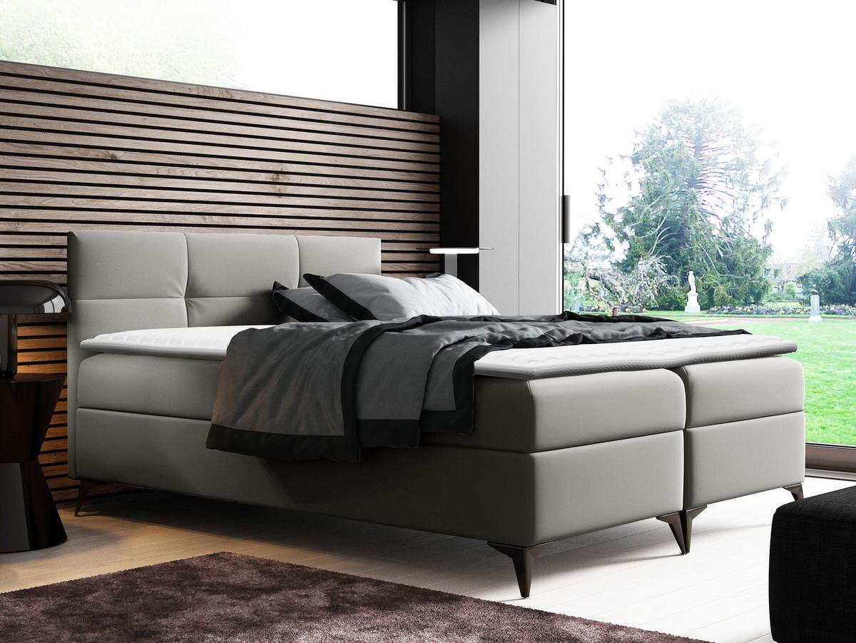 BOXBETT Figaro - H3 - Grau, Holz (160/200cm) - MIRJAN24