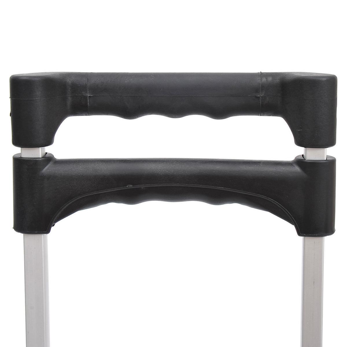 ALU Sackkarre, Transportkarre - Schwarz, Metall (385/100/41cm) - HOMCOM
