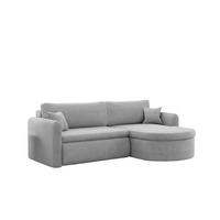 ECKSOFA Feliz In Poso - Hellgrau, Holzwerkstoff/Textil (250/160cm) - Fun Möbel