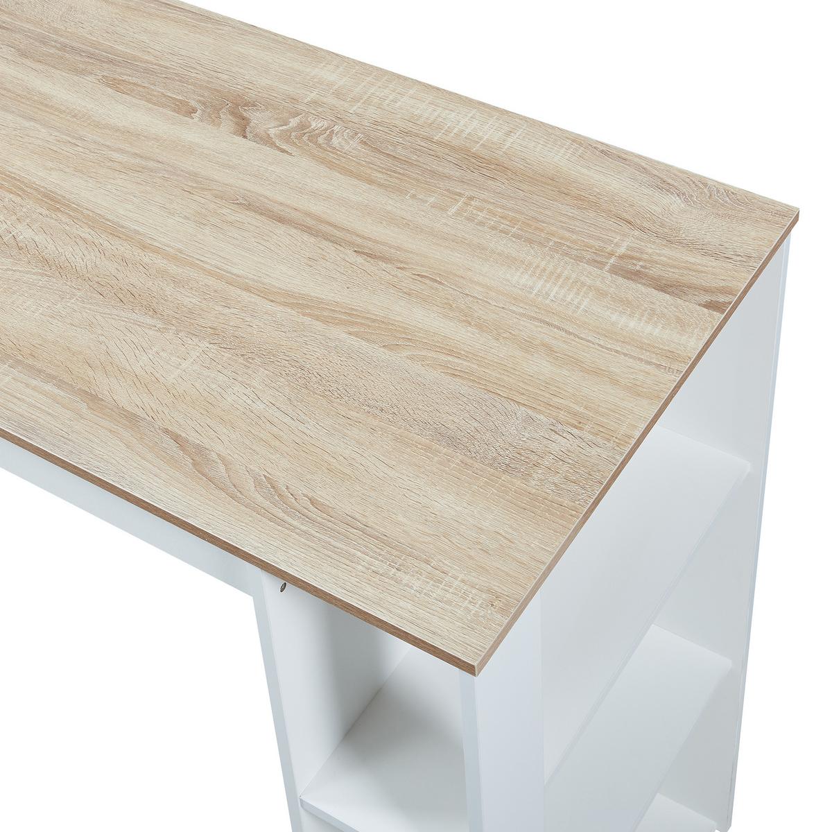 BARTISCH Danderyd - Eichefarben/Weiß, Holzwerkstoff (60/120/105.5cm) - [en.casa]