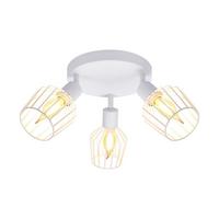 DECKENSTRAHLER Ennis 3-flammig 29/29/24cm - Weiß, Metall (29/29/24cm) - Nettlife