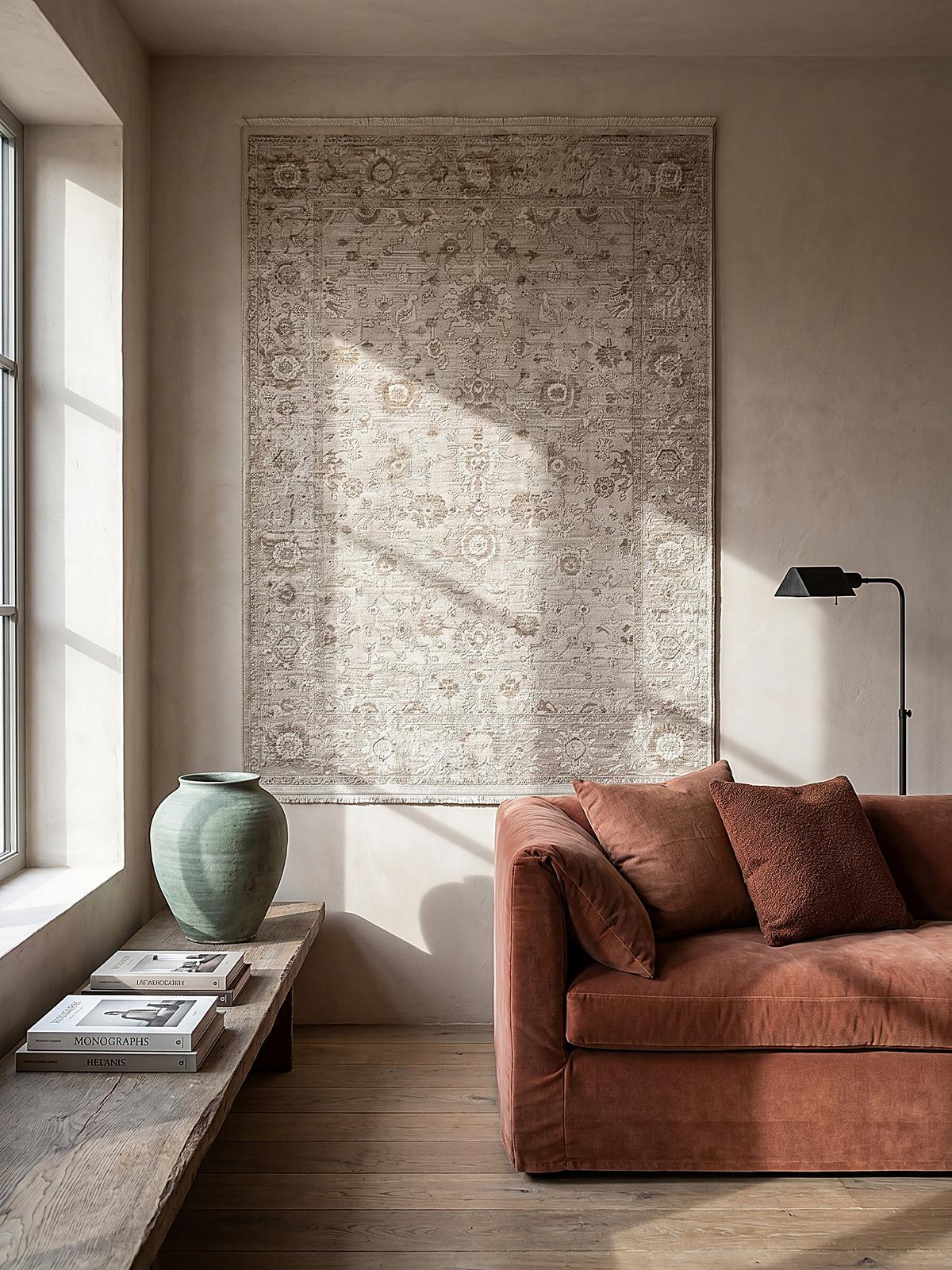 KURZFLORTEPPICH Orientalisch SCRIVIA Polypropylen Beige 200 x 290 cm - Beige, Textil (200/290cm) - KADIMA DESIGN
