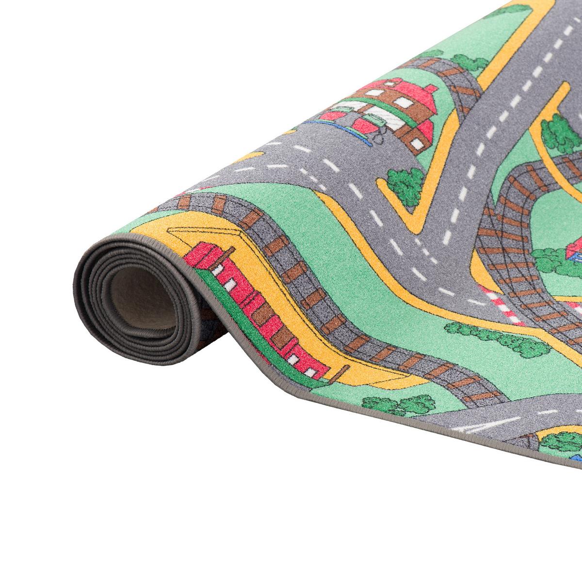 KINDER SPIEL STRASSENTEPPICH - Multicolor, Textil (160/200cm) - Snapstyle