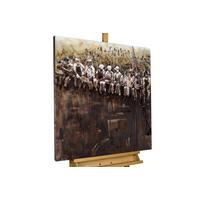 METALLBILD Braun 80/80 cm - Braun, Metall (5.3/80cm) - KUNSTLOFT