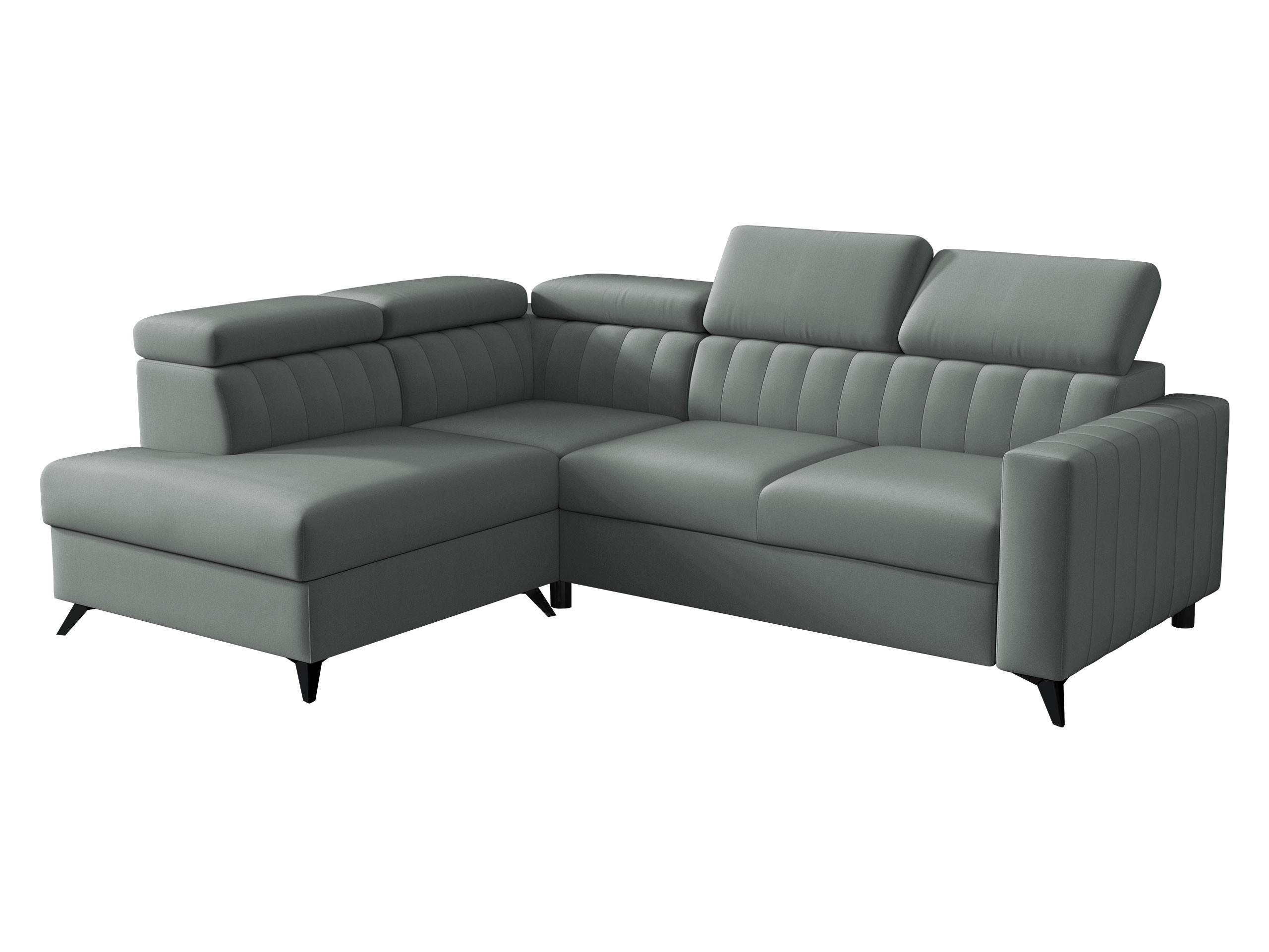 ECKSOFA Milano 2RRLXP, Seite: Links LXP+R+2R - Graphitfarben, Holz/Textil (249/195cm) - MIRJAN24