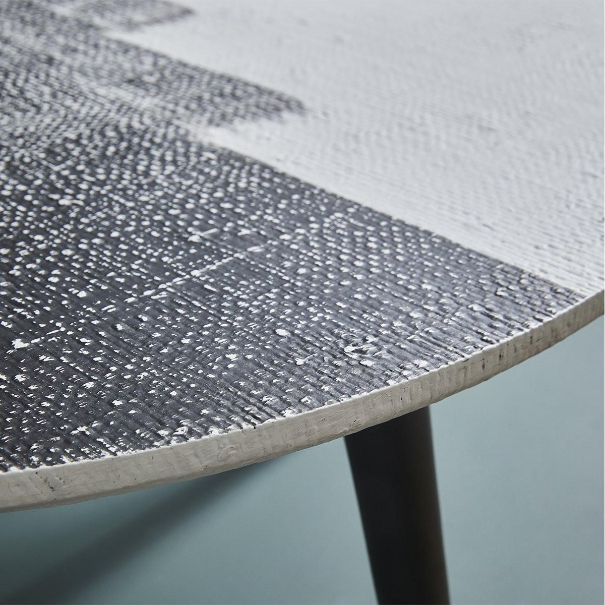 COUCHTISCH Abstract - H 38cm - Schwarz, Holzwerkstoff (80/80/38cm) - Signature