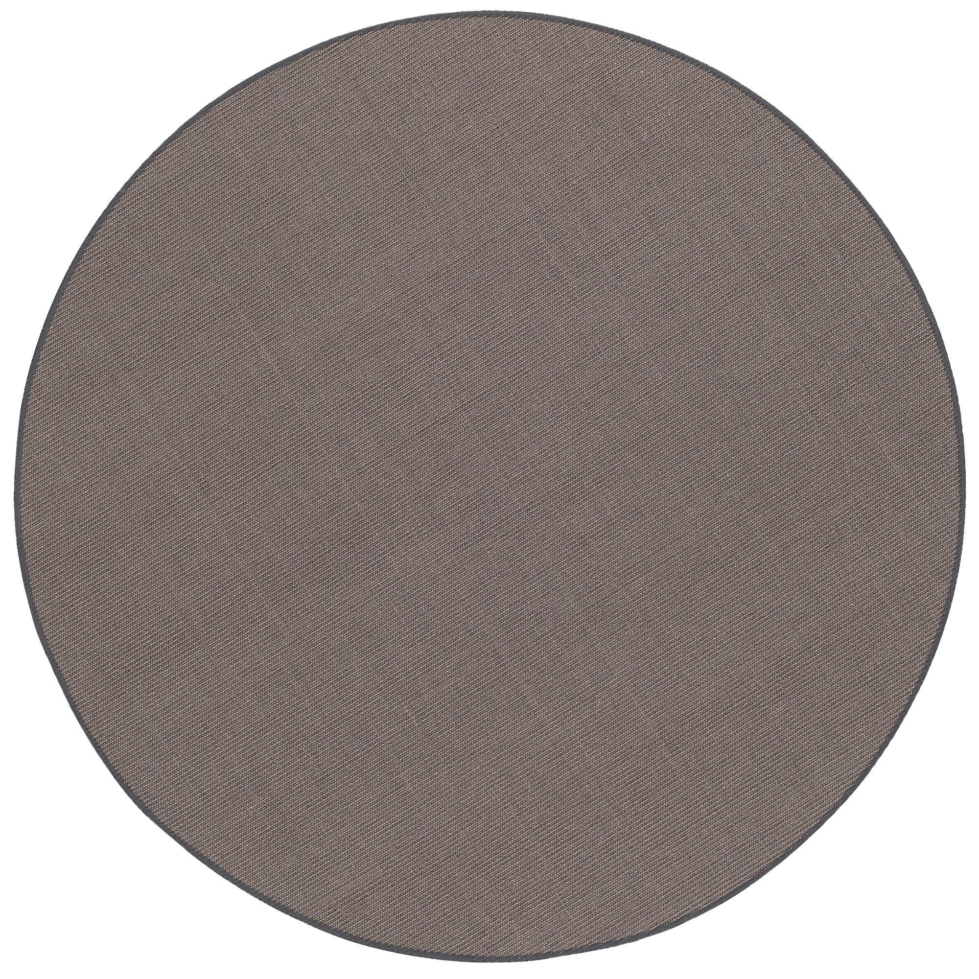 SISAL NATUR TEPPICH RUND - Anthrazit, Textil (160/160cm) - Snapstyle