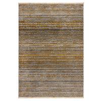 TEPPICH PERRAN, gestreift, Senfgelb, 120 x 160 cm - Gelb, Textil (160/120cm) - KADIMA DESIGN