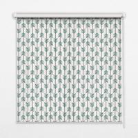 INNENROLLO - Fensterrollo - Rollo - 130x140 cm - Kleine bunte Tannen - Grün, Kunststoff (130/140/0.5cm) - TULUP