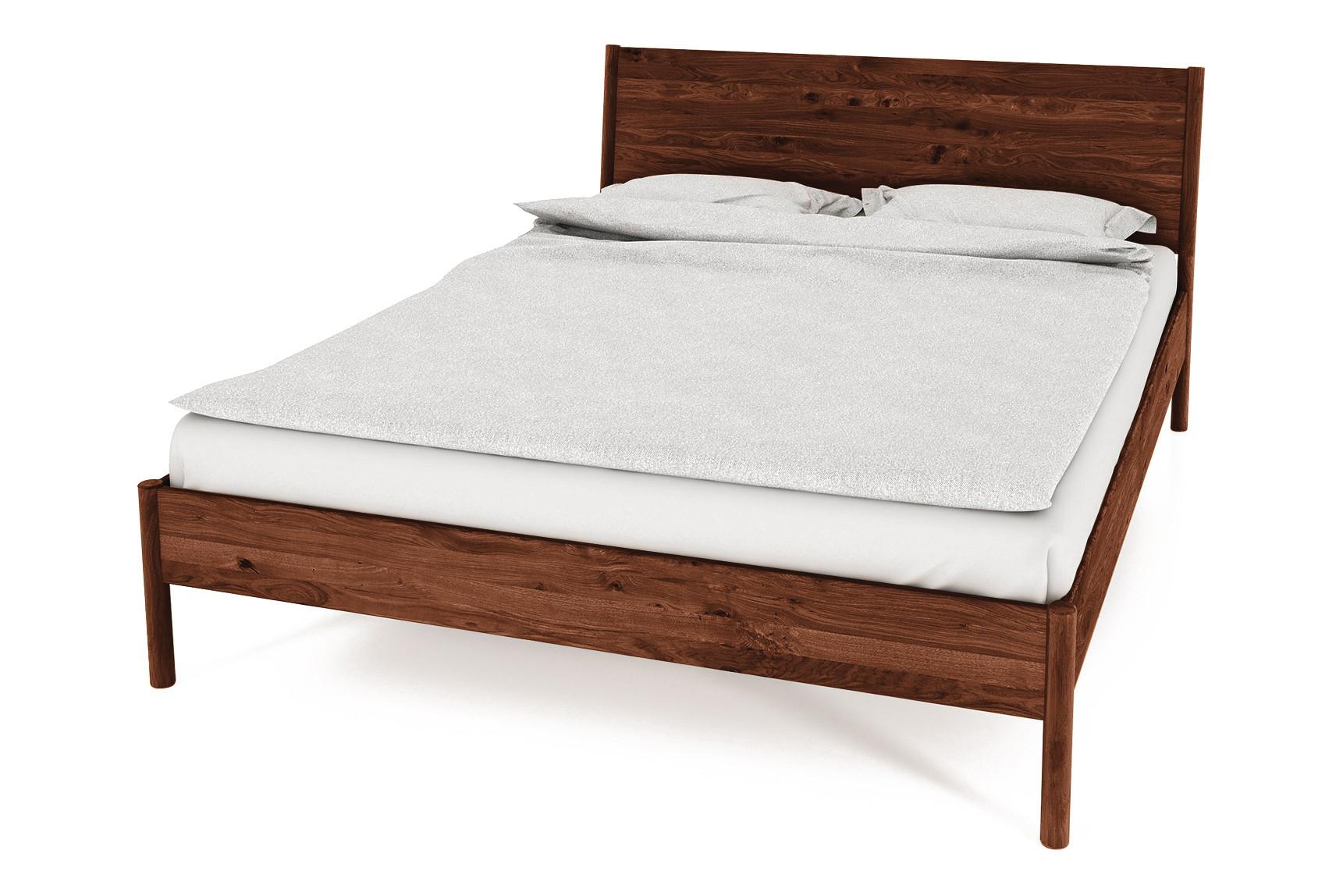 BETTGESTELL INA 80x200 Wildeiche - Dunkelbraun, Holz (80/200cm) - byoak