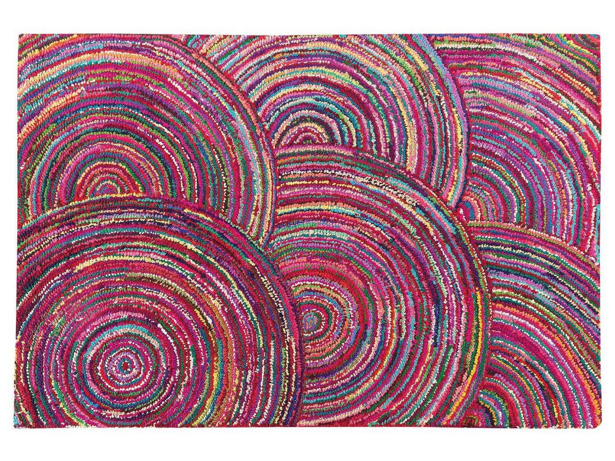KURZFLOR-TEPPICH Kozan 230/160 cm - Multicolor, Textil (160/230cm) - Beliani
