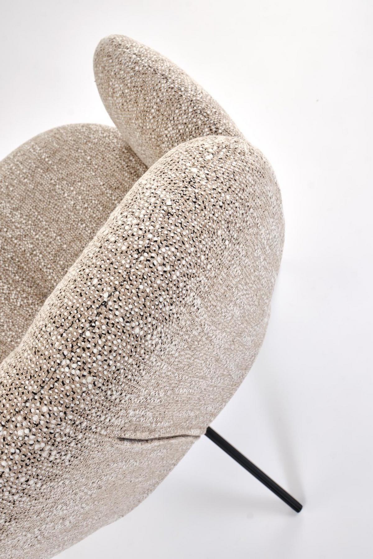SESSEL BERRY 360° gepolstert Beige - Beige, Textil (65/83/64cm) - Lookway