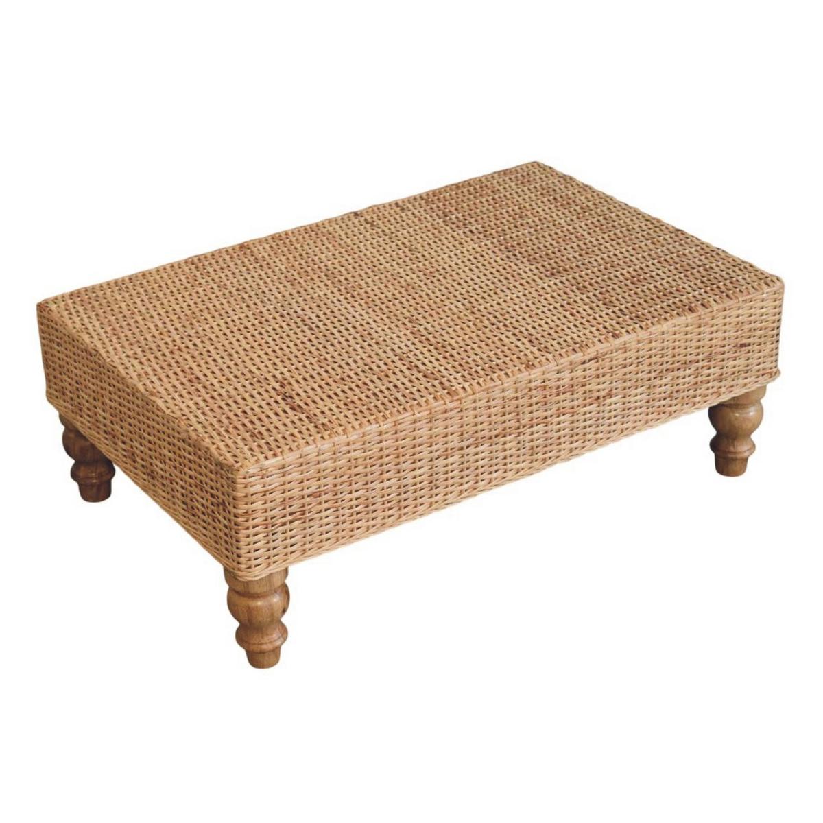 COUCHTISCH Regency Woven - Braun, Holz (56/86/31cm) - Artisan Furniture