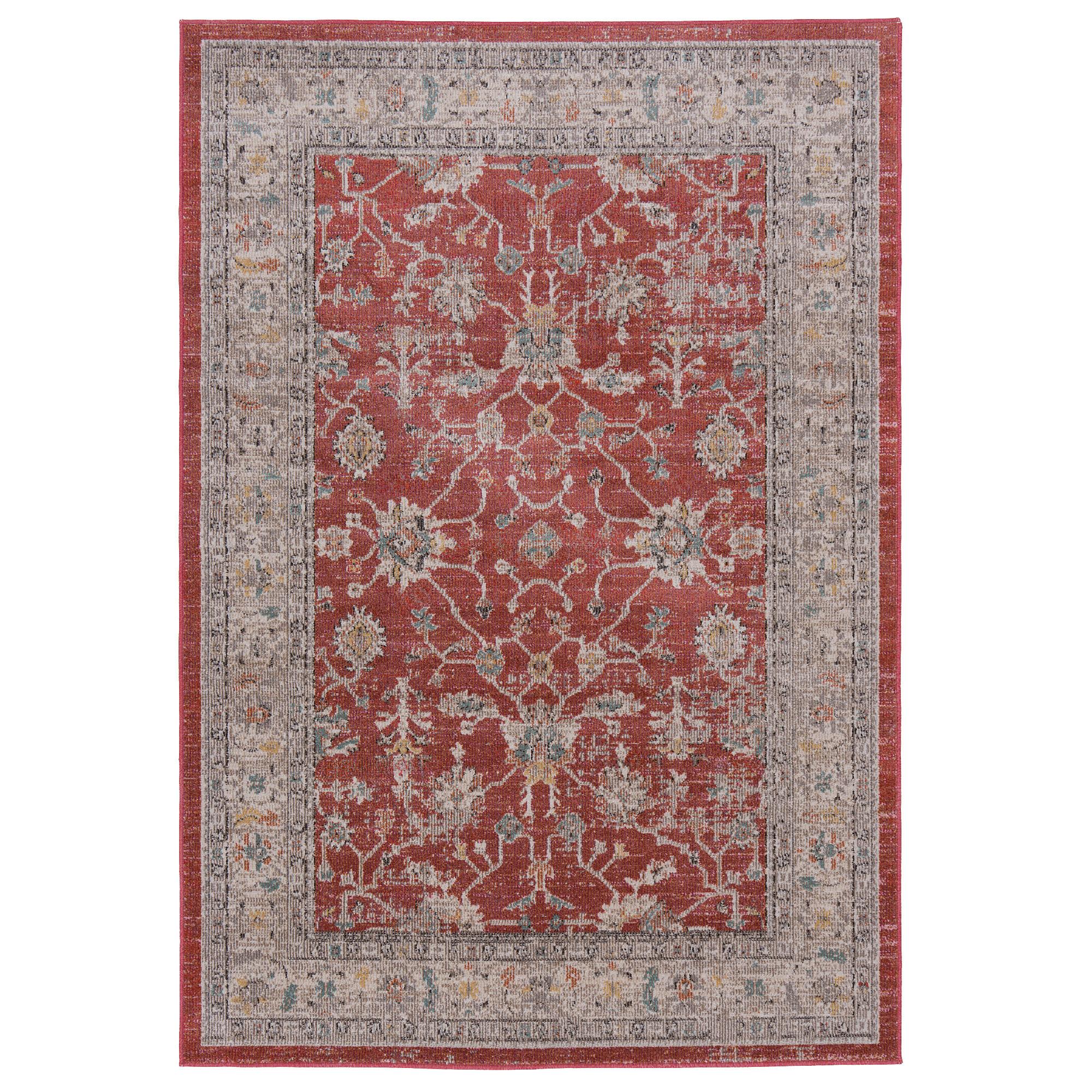 INDOOR OUTDOOR TEPPICH LAGOS VINTAGE - Rot, Textil (160/230cm) - Pergamon