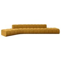 ECKSOFA modulares Sofa Solven-L2 - 471x174x70 cm Senfgelb - Currygelb, Holzwerkstoff/Textil (471/174cm) - ALTDECOR