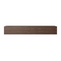 TV-LOWBOARD Bisira Nussbaum 200 cm - Dunkelbraun, Holzwerkstoff (200/30/31.6cm) - Selsey