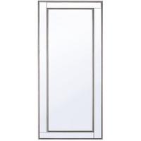 WANDSPIEGEL gold-silber rechteckig 50/130 cm Fenioux - Silberfarben/Goldfarben, Kunststoff (50/130/2cm) - Beliani
