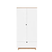 KINDERKLEIDERSCHRANK Nomi, 2-türig – ideal für das Kinderzimmer Weiß - Weiß, Holzwerkstoff (90/190/50cm) - RAUMHIRSCH FURNITURE
