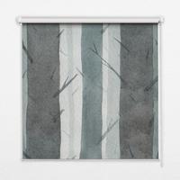 INNENROLLO - Fensterrollo - Rollo - 120x140 cm - Bäume - Grau, Kunststoff (120/140/0.5cm) - TULUP