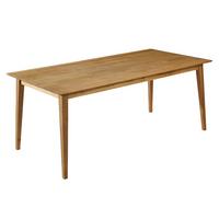 ESSTISCH Massiv Darice 140 x 90 x 74 Küchentisch Holz massiv Wildeiche geölt - Naturfarben, Holz (140/90/74cm) - 58aufmkessel