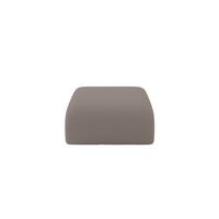 POUF MIRA-PUF 91x89x40 Braun cm Bouclé Modular Sitzhocker - Dunkelbraun/Schwarz, Holzwerkstoff/Kunststoff (91/40/89cm) - ALTDECOR