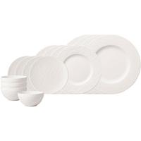 STARTER-SET Manufacture Rock weiß - Weiß, Keramik (28/32/38cm) - Villeroy & Boch