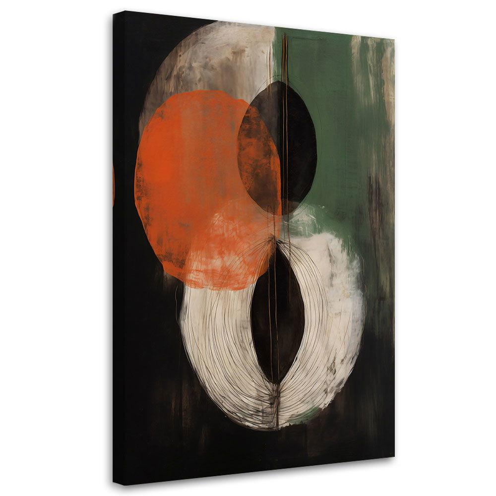 KUNSTDRUCK Grün 40/60 cm - Grün, Textil (40/60cm) - KUNSTLOFT