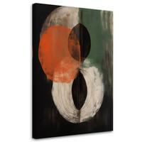 KUNSTDRUCK Grün 40/60 cm - Grün, Textil (40/60cm) - KUNSTLOFT