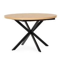ESSTISCH Murano Eiche-Optik, 120-160 cm - Eichefarben, Holzwerkstoff (120/120/75cm) - VS Venta-stock