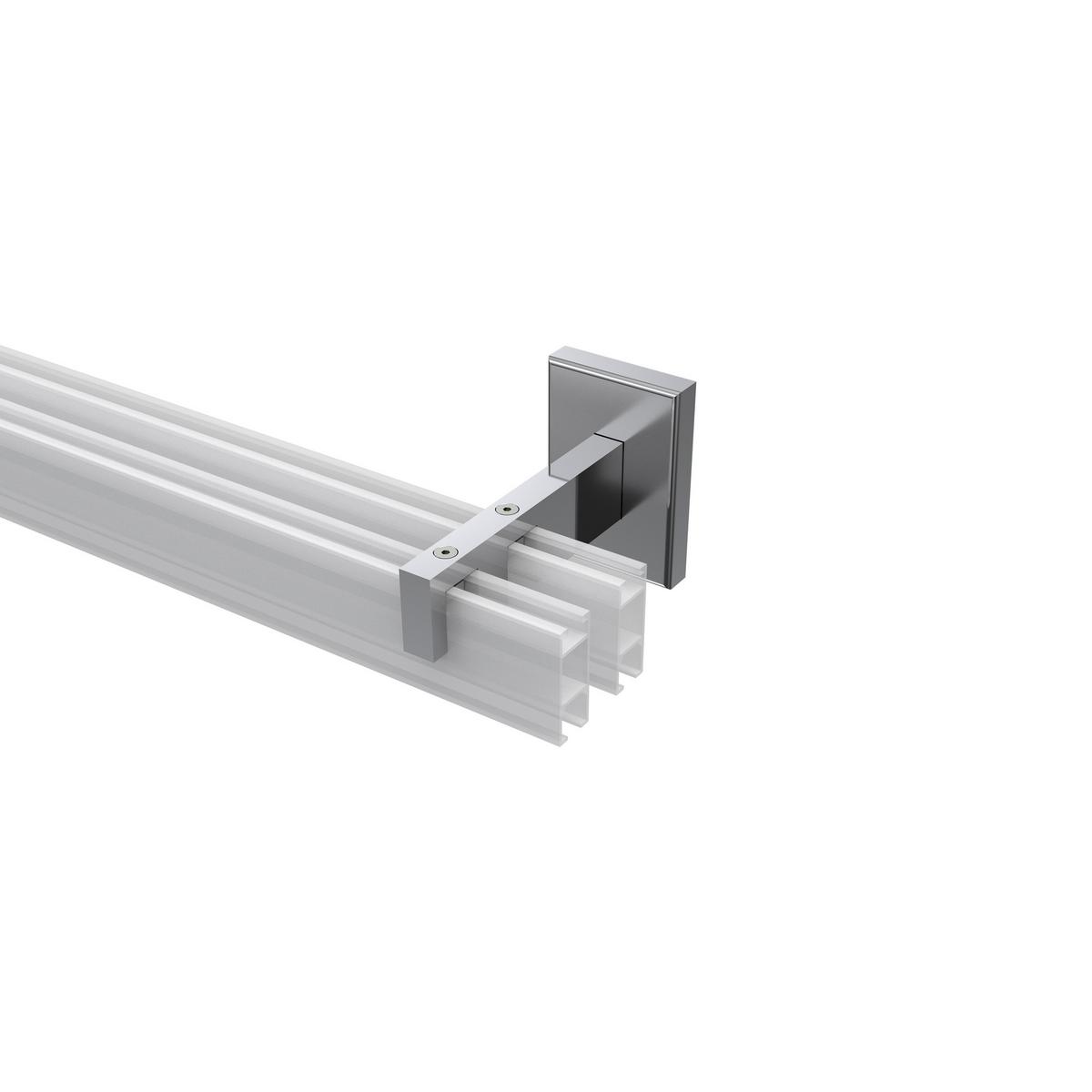 TRÄGER FÜR GARDINENSTANGEN INNENLAUF 14x35 mm, Smartline 2-läufig, Chrom - Chromfarben, Metall (10/6.5/4.5cm) - INTERDECO