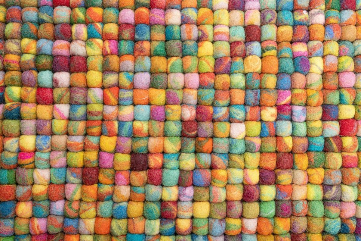 FILZTEPPICH Felty 140x200 cm - Multicolor, Textil (140/200cm) - THEKO