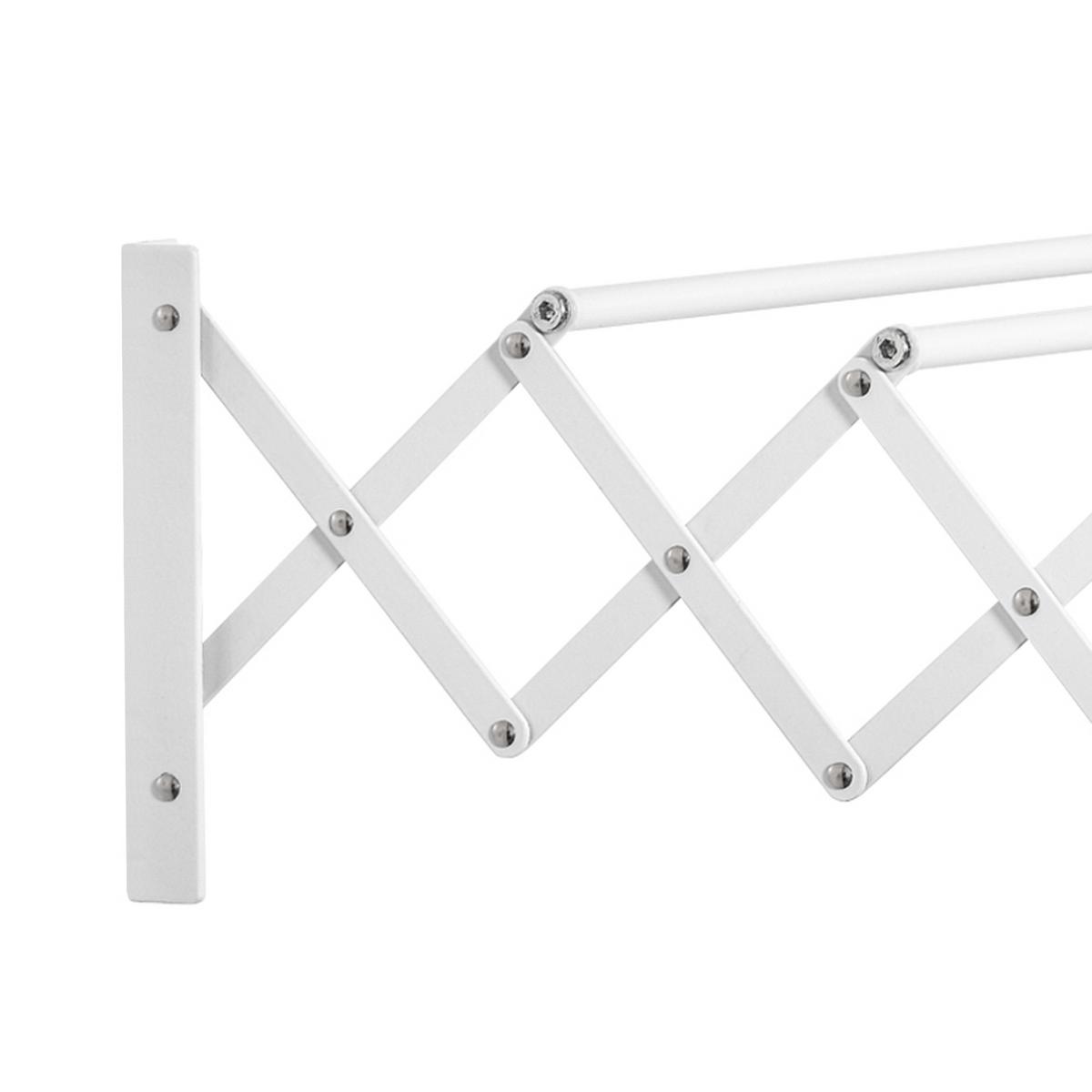 WÄSCHESTÄNDER Eisen Weiß - Weiß, Metall (60/20/63.5cm) - HOMCOM