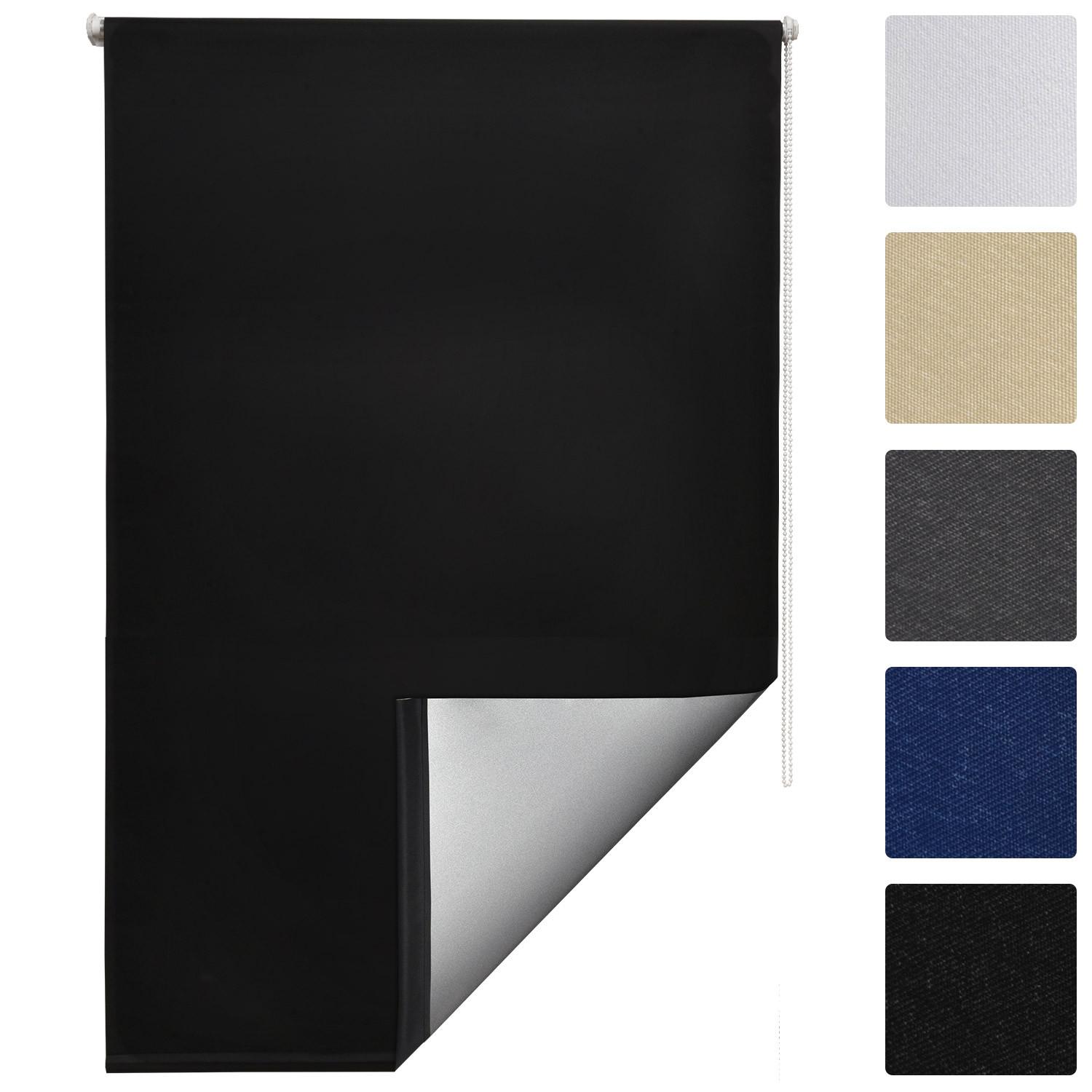THERMOROLLO SolReflect T24 105x160cm Schwarz - Schwarz, Kunststoff (105/160cm) - Sol Royal