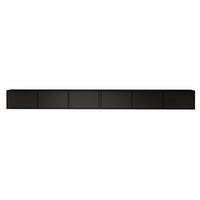 TV-LOWBOARD Framme hängend Schwarz 300/30/30 cm - Schwarz, Holzwerkstoff (300.2/30/30cm) - Selsey