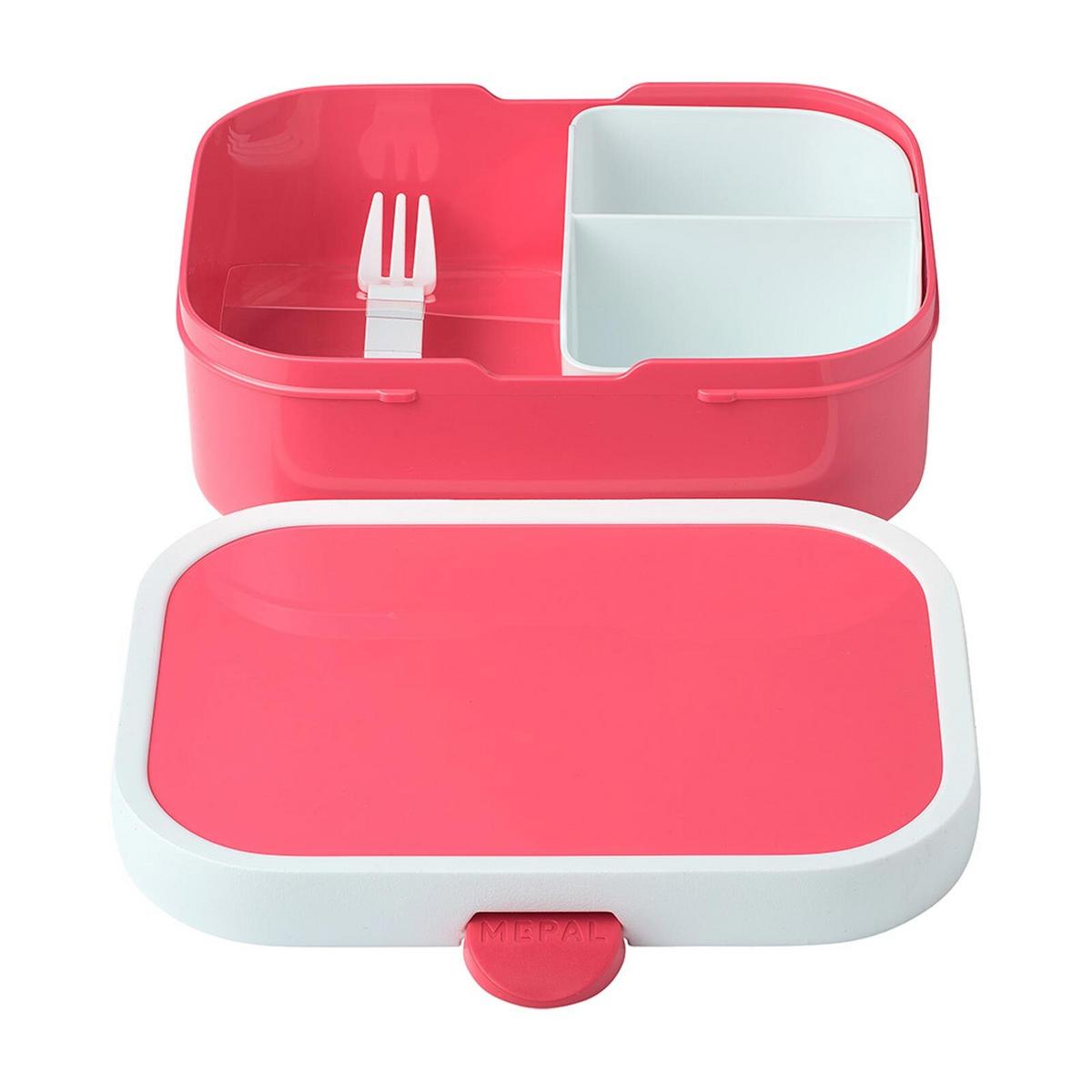 BROTDOSEN MIT EINSATZ Campus Pink & Pink 700 ml 2er Set - Pink, Kunststoff (13.2/6.1/17.8cm) - Mepal
